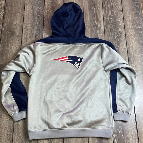 NFL Team Apparel Reebok New England Patriots Hoodie Men’s Size Medium - Picture 2 of 9
